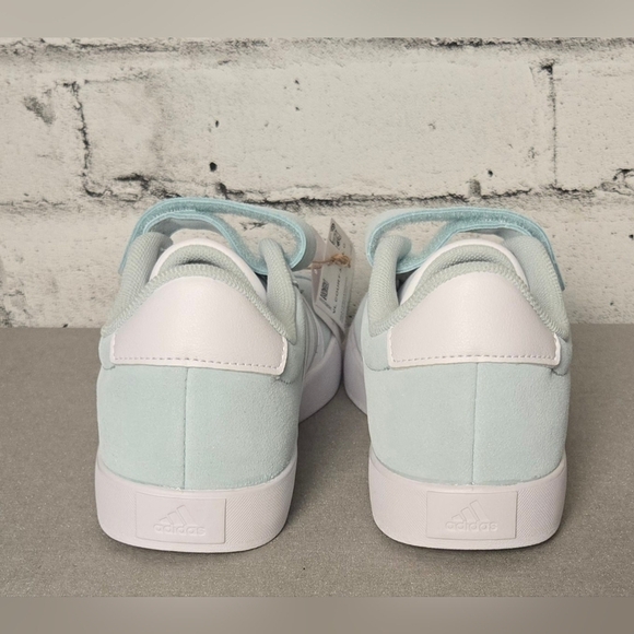 Adidas VL Court 3.0 EL C Kids Light Blue Skate Shoes NWT Size 2.5 - Picture 5 of 15